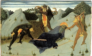Стефано ди Джованни Сассетта «Святой Антоний, мучимый бесами» (1430-1432)
