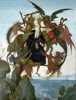Микеланджело Буонарроти «Мученичество святого Антония» (1487-1488)