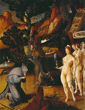 Велленс Де Кок «Искушение святого Антония» (1520)