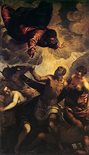 Якопо Робусти (Тинторетто) «Искушение святого Антония» (1577)