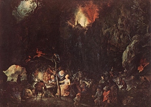 Ян Брейгель «Искушение святого Антония» (1603-1604)