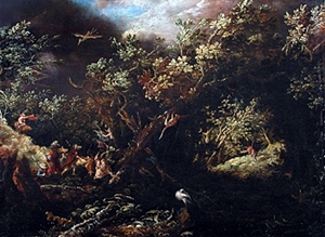 Фредерик Фалькенборх «Искушение святого Антония» (1618-1621)