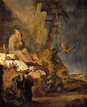 Корнелис Сафтлевен «Искушение святого Антония» (1629)