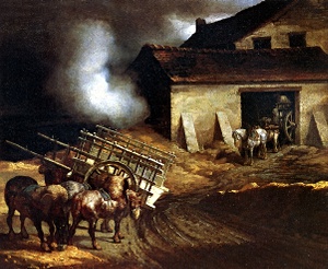 Теодор Жерико. Печь для обжига гипса (1822-1823)