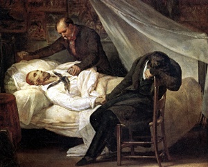 Ари Шеффер. Смерть Жерико (1824)
