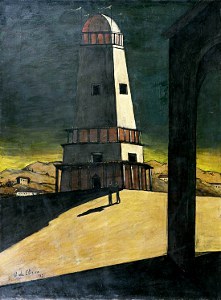 Джорджо де Кирико. Большая башня (1921)