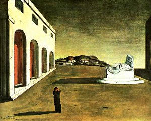 Джорджо де Кирико. Меланхолия прекрасного дня (1913)