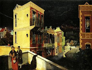 Франц Радзивилл. Две женщины на балконе (1924)