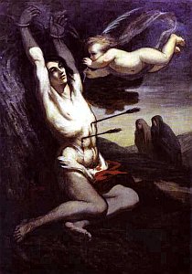Оноре Домье «Мученичество Св. Себастьяна» (1852)