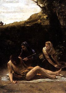 Камиль Коро «Святой Себастьян в пейзаже» (1853)