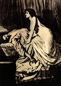 Филипп Берн-Джонс «Вампир» (1897)